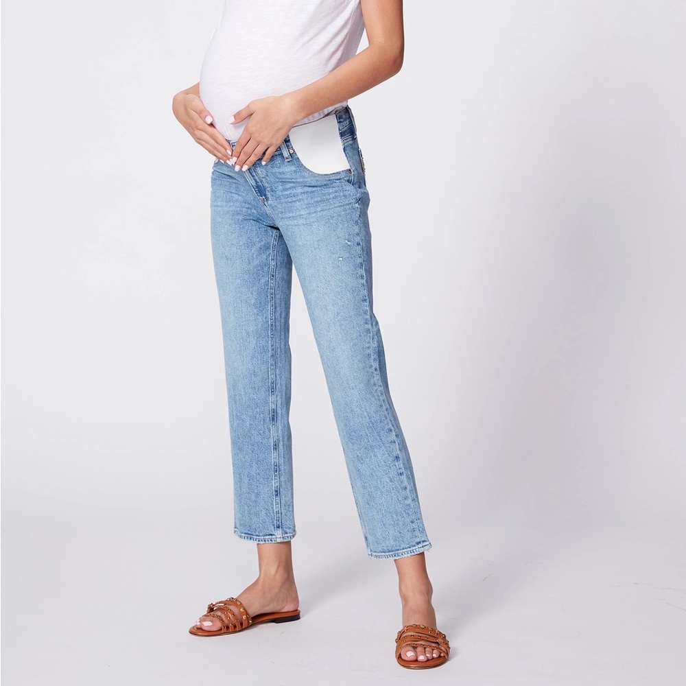 Paige Noelle Straight Maternity Jeans